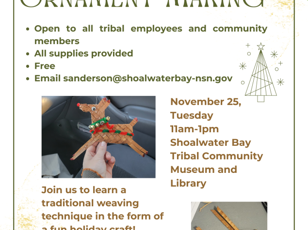 Cedar Christmas ornaments