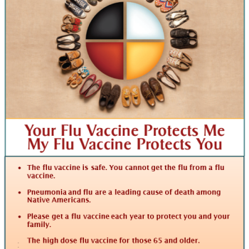 flu shot flyer
