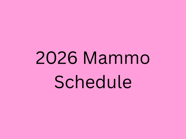 2026 Mammo Schedule