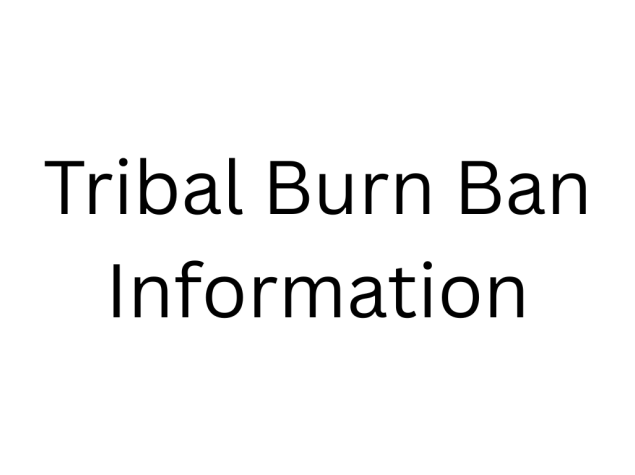 Burn Ban In Effect