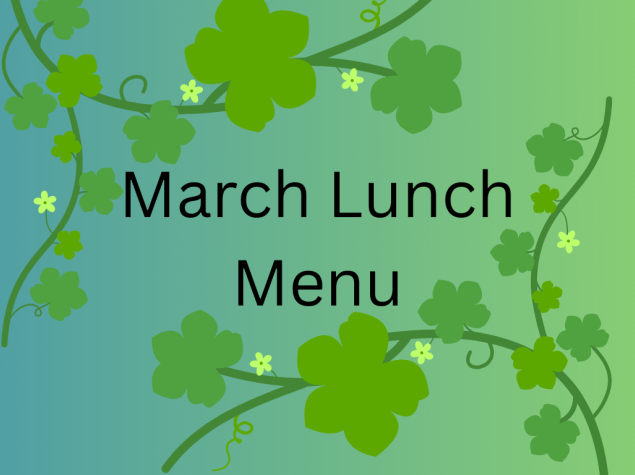 March 2026 Lunch Menu